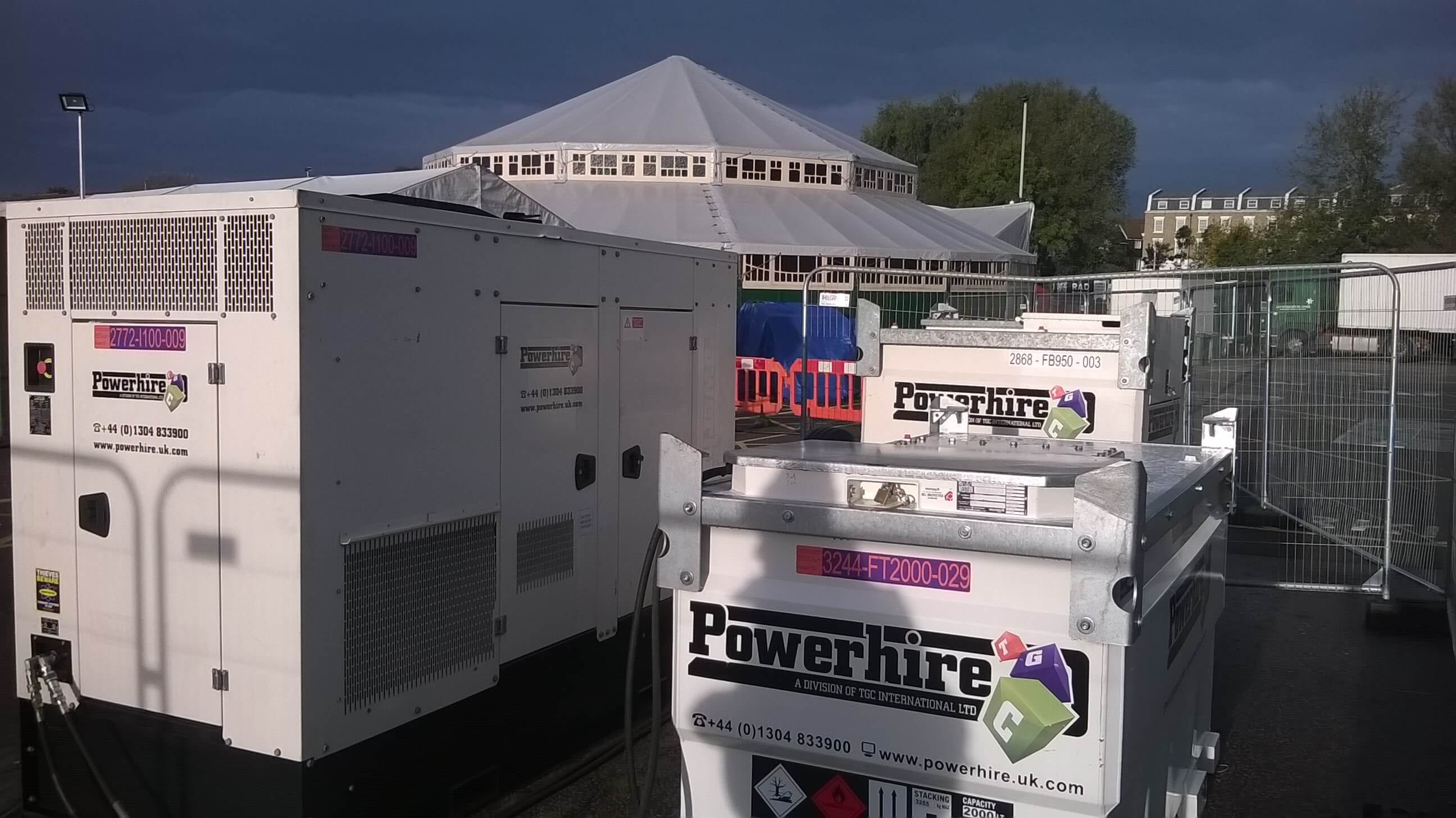 Generator Hire for Kent's International Arts Festival Powerhire