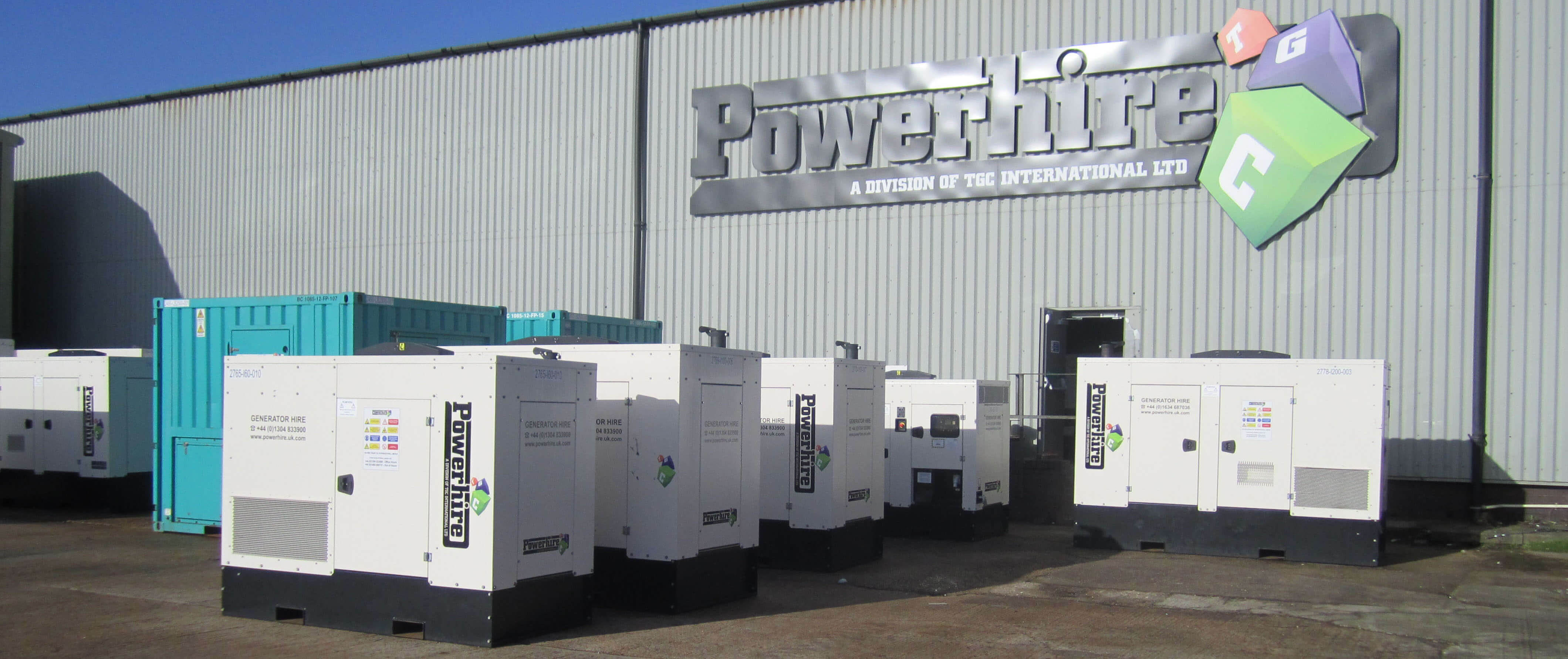 Powerhire, experts in generator hire, generator rental